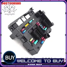 Módulo De Caixa De Fusíveis BSM B5 9657608580 6500Y1 Para Peugeot 206 307 406 Citroen C2 C3 C5 Berlingo Xsara