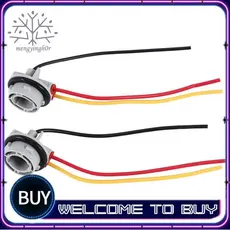 2 Pçs 1157 Bay15D Suporte Da Lâmpada Lâmpadas P21/5W Adaptador Base Soquete Conector Plástico Acessórios Do Carro Para L