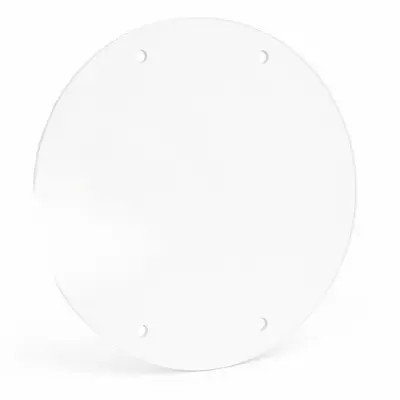 Base Redonda Acrílico Transparente 2mm 3 Furos Display Decoração Festa Mesa