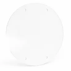 Base Redonda Acrílico Transparente 2mm 3 Furos Display Decoração Festa Mesa