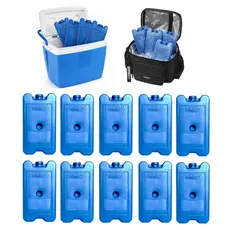 Gelo Reutilizável Artificial 10 Unidades 200ml Para Cooler Bolsa Térmica