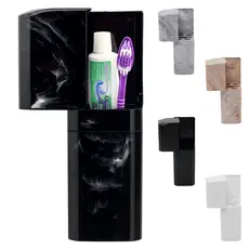 Porta Escovas e Creme Dental com Encaixe Adesivo