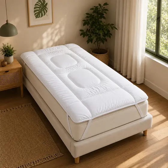Pillow Top Solteiro 400 Fios com Manta Interna Gramatura 400g