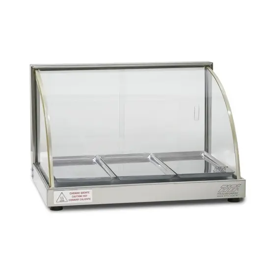 Estufa Vitrine Curva para Salgado 3 bandejas W3B Titã 220V