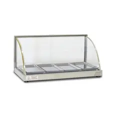 Estufa Vitrine Curva para Salgado 4 Bandejas W4B Titã