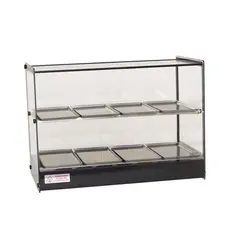 Estufa Vitrine Quadrada Dupla Led Salgado 8 Bandejas EVR Titã