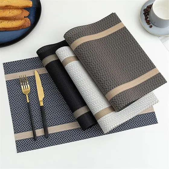 Jogo americano Kit 6 ou 12 Peças Mesa Jantar LUWAVE