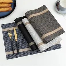 Jogo americano Kit 6 ou 12 Peças Mesa Jantar LUWAVE