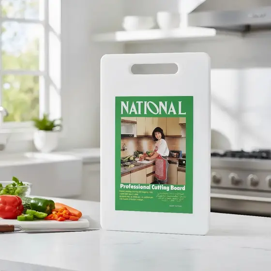 Tábua de Carne Grande 8mm Grossa Ultra Resistente LUWAVE - Não Empena Profissional para Cozinha e Churrasco