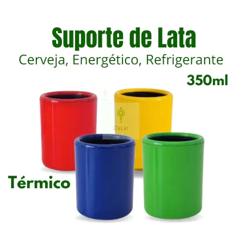 4und Camisinha de Cerveja Térmico 350ml Porta Lata de Cerveja Refrigerante Energético Isopor Térmico