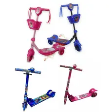 Patinete Infantil Metal Lol Surprise 3 Rodas Led, Freio, Altura Ajustável - Até 50kg Menino Menina (35Kg no Musical)