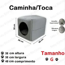 Casinha cama toca lglu 3 em 1 para cães e gatos tamanho P,M,G,ExtraG fundo impermeável colchão removível linha Premium
