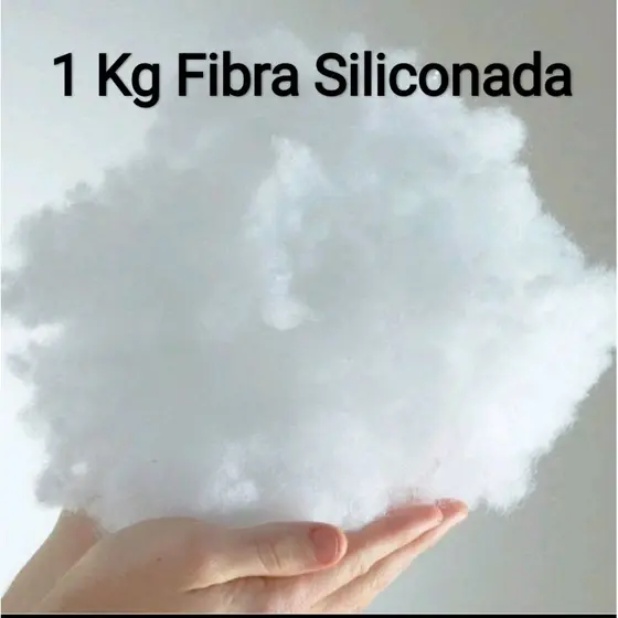 Fibra Siliconada Antialérgica para enchimento de almofadas travesseiro super fofinha