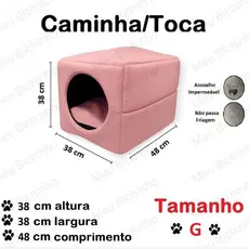 Caminha de cachorro toca lglu 3 em 1 para cães e gatos tamanho P,M,G,Extra Gl colchão removível linha Premium