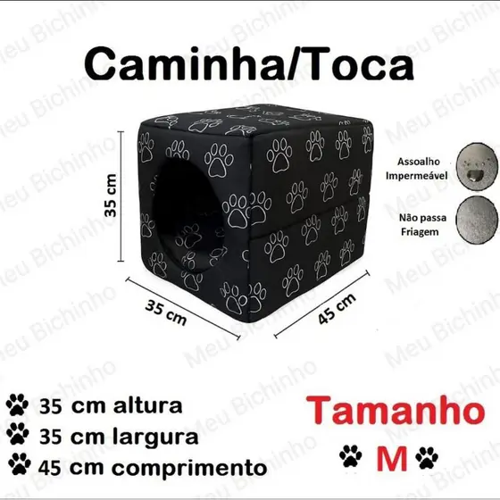 Cama casinha tipo Iglu para cães ou gatos Tamanho M