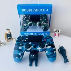 Controle Camuflado Sem Fio Ps4 Joystick Com Cabo Carregável-minimeow