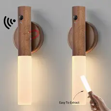 Lâmpada de parede magnética recarregável com sensor LED inteligente ou lâmpada de cabeceira Home MT253 ( 6 )