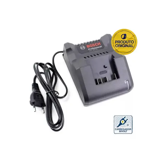 Carregador De Bateria Bosch 18v Gal 18v-20 Professional