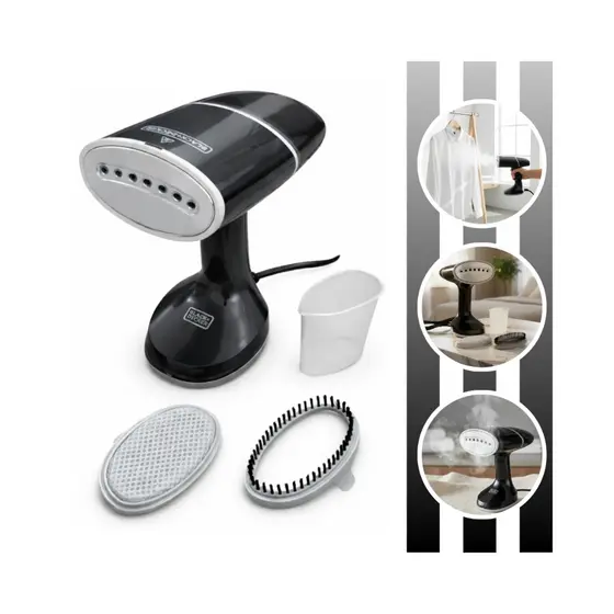 Vaporizador E Higienizador Dobrável Reservatório 200ml BDV3100 Bivolt Cor Preta Black & Decker