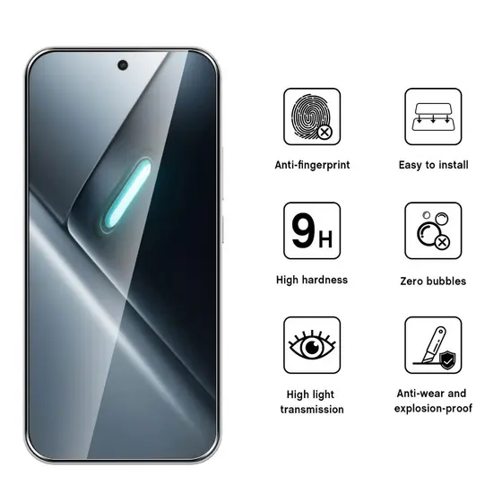 Película de Vidro 3D para Poco X8 Pro 5G Exclusiva Protetor Lançamento