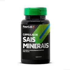 Sais Minerais FourLab 30 ou 60 Cápsulas Reposição Eletrolítica, Hidratação e Performance Esportiva