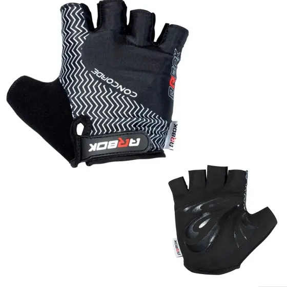 Luva Respirável Ciclismo/Bike Concorde Dedo Curto MTB Com Velcro Leve e Confortável Arbok Tam. M