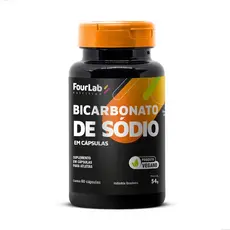 Bicarbonato de Sódio FourLab 60 Cápsulas Menos Fadiga e Mais Performance no Treino Corrida e Bike