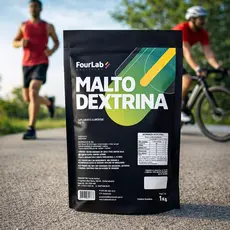 Maltodextrina FourLab 1kg Sem Sabor Energia Rápida, Carboidrato Treino e Performance Bike Corrida