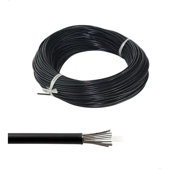 Conduíte Bike 4mm 20m Teflon Linear Trocas Suaves e Menor Atrito p/ Câmbios