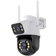 Câmera Externa Ip a Prova D'água 4mp wifi ptz com Infravermelho lente dupla Bivolt 110/220 Alarme Wifi Hd A28 KICOOL