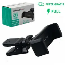 Suporte Celular E Gps Veicular Para Carro Saida de Ar condicionado Grampo Ajustável 360° H'MASTON