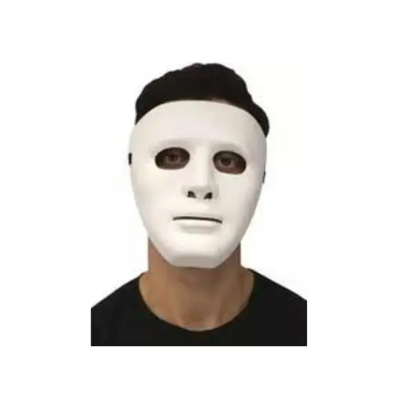 Máscara Jabbawockeez Dança Teatro Fantasia  Branco