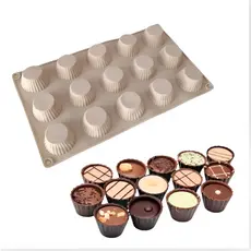 Molde/Forma de Silicone para Doces Formatos Diversos Confeitaria Páscoa - Cores Sortidas