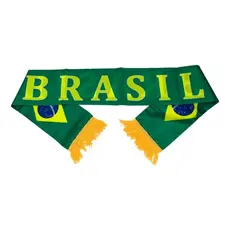 Cachecol Brasil Cor Verde Tamanho - 135x15cm