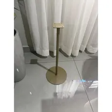 BASE de Mesa em Metal Champanhe 60cm Decoraçao Estrutura PARA Tampo Granito Marmore Vidro Madeira