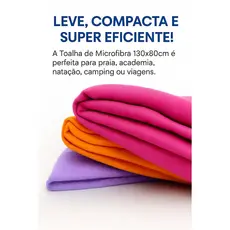 Toalha Fitness Leve Secagem Rápida – 130x80cm Ideal Para Esportes130x80cm Ideal Para Esportes

