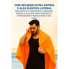 Toalha Esportiva de Microfibra – Compacta, Multiuso, Seca Rápido e Fácil de Levar