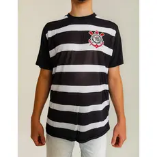 Camisa Corinthians Camiseta Timão Masculino Adulto Poliéster  Dry-Fit Licenciada Oficial Sport Clube