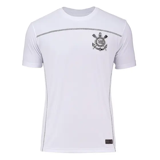 Camisa Corinthians Fitness Torcedor Timão Licenciado Futebol