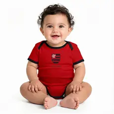 Body Baby Flamengo Mengão torcida Paixão Hereditária no Peito
