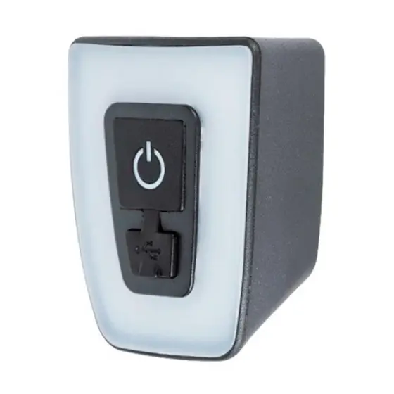 Lanterna Traseira Para Bicicleta Quadrada Led Vermelho Recarregavel USB Ciclismo Bicicleta MTB