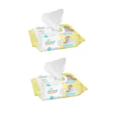 Kit 2 Toalha Umedecida Meu Bebê RN Dermocalmante 100und