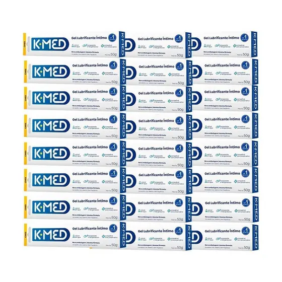 Kit c/ 24 unidades - Gel Lubrificante Íntimo K-med 50g