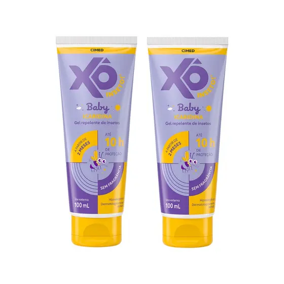 Kit 2 Und Repelente Xô Inseto Baby Icaridina Gel 100ml