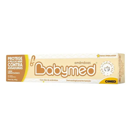 Pomada Para Prevenção De Assaduras Babymed Amêndoas 40g