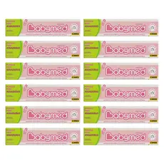 Kit 12 Pomadas Para Prevenção De Assaduras Babymed Rosa 45g