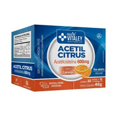 Acetilcitrus Vitaley 600mg 16 Saches 3g