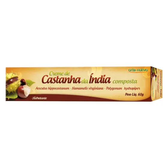 Creme Castanha Da India 60g Arte Nativa