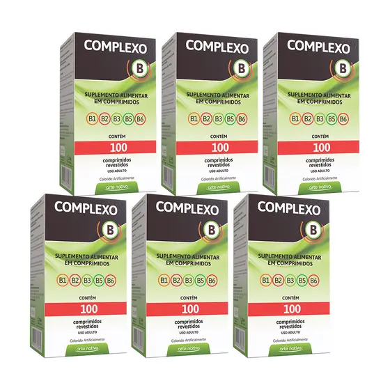 Kit 6 und Complexo B 100 Cpr Arte Nativa