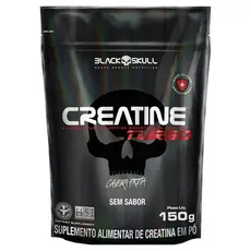 Creatina Turbo Black Skull Stand Up Pouch Sem Sabor 150g